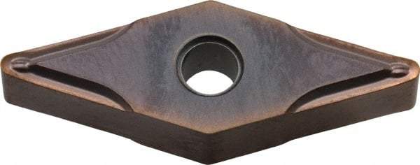 Sumitomo - VNMG332 ESU Grade AC510U Carbide Turning Insert - Proprietary Finish, 35° Diamond, 3/8" Inscr Circle, 3/16" Thick, 1/32" Corner Radius - USA Tool & Supply