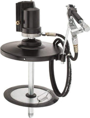 PRO-LUBE - Grease Lubrication 1 Lb/min Flow Steel Air-Operated Pump - For 25 to 50 Lb & 5 Gal Container - USA Tool & Supply