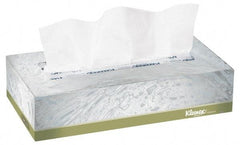 Kleenex - Flat Box of White Facial Tissues - 2 Ply - USA Tool & Supply