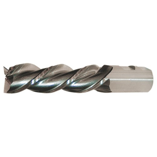 ‎3/4″ × 3/4″ × 1-5/8″ × 3-7/8″ LHS / LHC HSS-E (PM) Powder Metal High Helix Finishing End Mill-3F SE CC LH - TiCN - Exact Industrial Supply