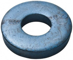 Metric Blue - M20 Screw, Alloy Steel Standard Flat Washer - 22.32mm ID x 39mm OD, 3.1mm Thick, Plain Finish - USA Tool & Supply