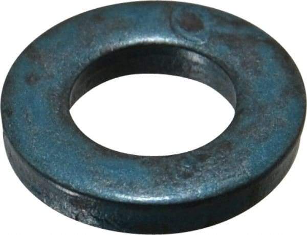 Metric Blue - M8 Screw, Alloy Steel Standard Flat Washer - 9.32mm ID x 17.75mm OD, 3mm Thick - USA Tool & Supply