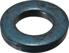 Metric Blue - M8 Screw, Alloy Steel Standard Flat Washer - 9.32mm ID x 17.75mm OD, 3mm Thick - USA Tool & Supply