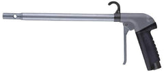 Guardair - 120 Max psi Maximum Power Venturi Nozzle Pistol Grip Blow Gun - 3/8 NPT, 48" Tube Length, Aluminum - USA Tool & Supply