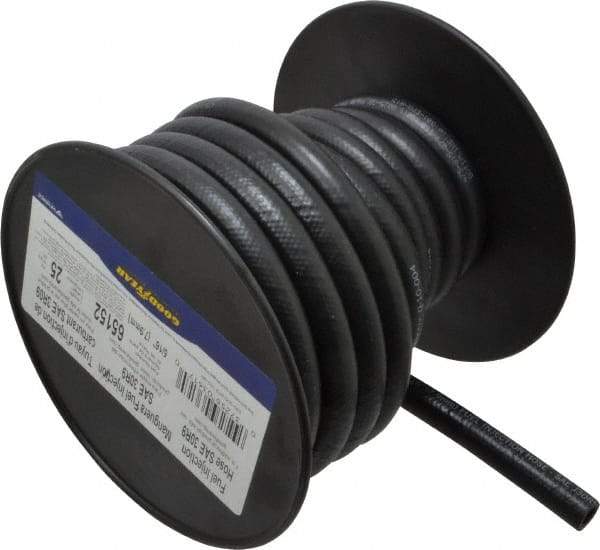 Continental ContiTech - 5/16" ID x 25' Fuel Injection Hose - Hypalon, Black - USA Tool & Supply