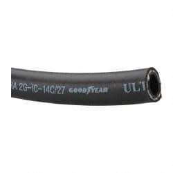 Continental ContiTech - 1/2" ID x 0.76" OD CTL Push-on Air Hose - 400 Working psi, -40 to 200°F, Black - USA Tool & Supply