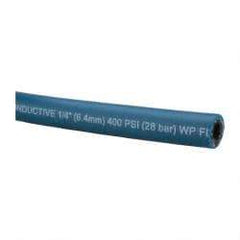 Continental ContiTech - 1/4" ID x 0.51" OD CTL Push-on Air Hose - 400 Working psi, -40 to 200°F, Blue - USA Tool & Supply