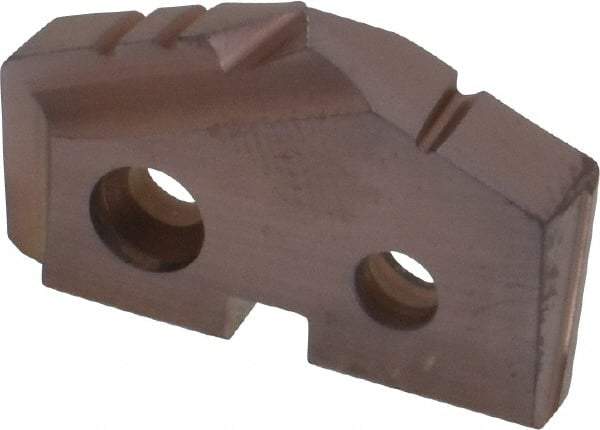 Allied Machine and Engineering - 55/64" Diam x 5/32" Thick, Seat Code 1, 132° Included Angle Spade Drill Insert - AM200 Coated, Cobalt, Grade Super Cobalt, Series GEN2 T-A - USA Tool & Supply