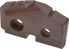 Allied Machine and Engineering - 55/64" Diam x 5/32" Thick, Seat Code 1, 132° Included Angle Spade Drill Insert - AM200 Coated, Cobalt, Grade Super Cobalt, Series GEN2 T-A - USA Tool & Supply