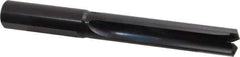 Allied Machine and Engineering - Series 2.5, 1-3/16 to 1-3/8" Diam, 1-1/4" Diam Straight Shank, Straight Flute Spade Drill - 5-3/8" Max Depth, 6-41/64" Body Length, 10" OAL, Intermediate Length, Through Coolant - USA Tool & Supply
