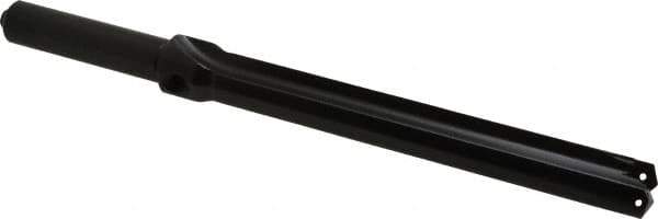 Allied Machine and Engineering - Series 1.5, 55/64 to 15/16" Diam, 3/4" Diam Straight Shank, Straight Flute Spade Drill - 6-5/8" Max Depth, 8-1/64" Body Length, 10-7/8" OAL, Standard Length, Through Coolant - USA Tool & Supply
