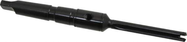 Allied Machine and Engineering - Series Y, 3/8 to 27/64" Diam, 2MT Taper Shank, Straight Flute Spade Drill - 2-3/8" Max Depth, 4-19/32" Body Length, 7-7/16" OAL, Standard Length, Through Coolant - USA Tool & Supply
