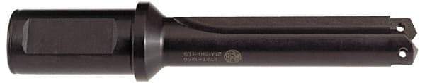 Allied Machine and Engineering - Series Z, 11.5 to 12.5mm Diam, 16mm Diam Straight Shank with Flange, Straight Flute Spade Drill - 19.1mm Max Depth, 87.5mm OAL, Short Length - USA Tool & Supply