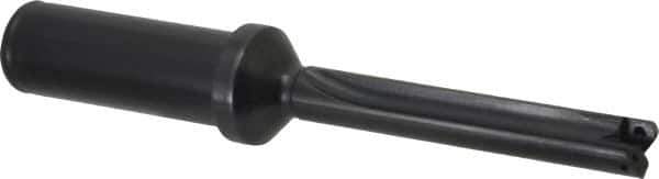 Allied Machine and Engineering - Series Z, 7/16 to 1/2" Diam, 3/4" Diam Straight Shank with Flange, Straight Flute Spade Drill - 2-3/8" Max Depth, 3-5/8" Body Length, 5-9/16" OAL, Standard Length, Through Coolant - USA Tool & Supply