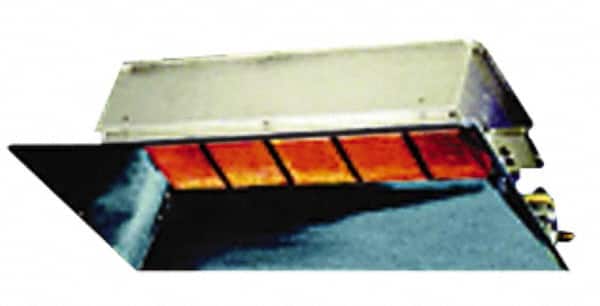 TPI - 9" Long x 9" Wide x 26" High, 277 Volt, Infrared Suspended Heater - USA Tool & Supply