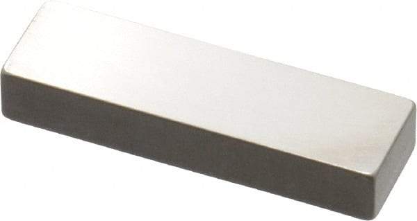 Mitutoyo - 0.19" Rectangular Steel Gage Block - Accuracy Grade AS-1, Includes Certificate of Inspection - USA Tool & Supply