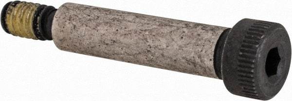 Value Collection - 1/4" Shoulder Diam x 1" Shoulder Length, #10-24 UNC, Hex Socket Shoulder Screw - 4140 Alloy Steel with Nylon Locking Patch, 3/16" Head Height x 3/8" Head Diam - USA Tool & Supply