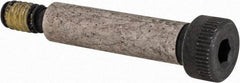 Value Collection - 1/4" Shoulder Diam x 1" Shoulder Length, #10-24 UNC, Hex Socket Shoulder Screw - 4140 Alloy Steel with Nylon Locking Patch, 3/16" Head Height x 3/8" Head Diam - USA Tool & Supply
