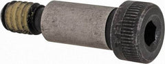 Value Collection - 5/16" Shoulder Diam x 5/8" Shoulder Length, 1/4-20 UNC, Hex Socket Shoulder Screw - 4140 Alloy Steel with Nylon Locking Patch, 7/32" Head Height x 7/16" Head Diam - USA Tool & Supply