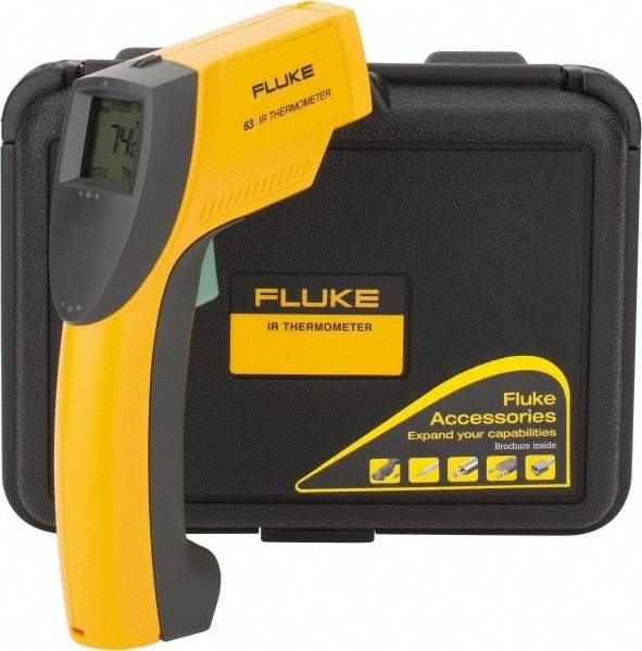 Fluke - -32 to 535°C (-25 to 999°F) Infrared Thermometer - 12:1 Distance to Spot Ratio - USA Tool & Supply