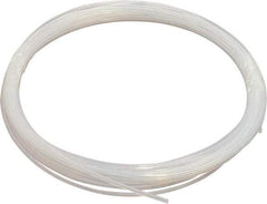 Parker - 1/16" ID x 1/8" OD, 1/32" Wall Thickness, 50' Long, PTFE FEP Tube - Natural, 300 Max psi - USA Tool & Supply