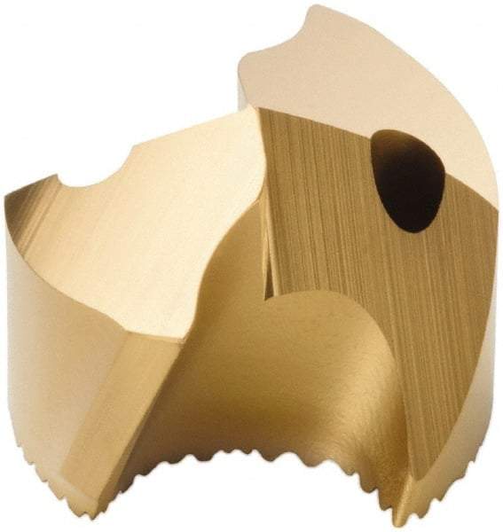 Seco - Series SD100, 16.67mm Diam 140° Replaceable Drill Tip - Carbide, TiAlN Finish, Through Coolant - USA Tool & Supply