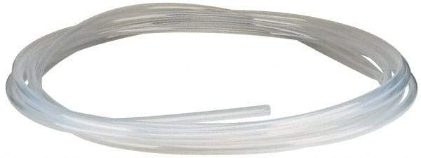 Parker - 11/16" ID x 3/4" OD, 1/32" Wall Thickness, 50' Long, PTFE FEP Tube - Natural, 55 Max psi - USA Tool & Supply