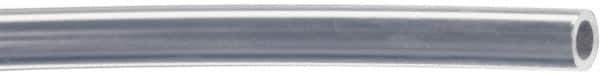 Parker - 1/8" ID x 3/16" OD, 1/32" Wall Thickness, 50' Long, PTFE PFA Tube - Natural, 249 Max psi - USA Tool & Supply