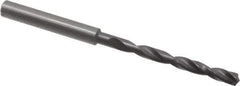 Guhring - 4.3mm, 140° Point, Spiral Flute, Solid Carbide Taper Length Drill Bit - FIREX Finish, 45mm Flute Length, 85mm OAL, Series 5512 - USA Tool & Supply