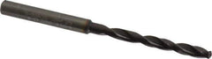 Guhring - 4.5mm, 140° Point, Spiral Flute, Solid Carbide Taper Length Drill Bit - FIREX Finish, 45mm Flute Length, 85mm OAL, Series 5512 - USA Tool & Supply