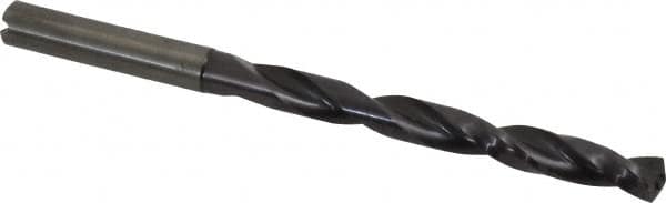 Guhring - 7.59968mm 140° Spiral Flute Solid Carbide Taper Length Drill Bit - USA Tool & Supply