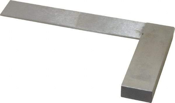 SPI - 4" Blade Length, 3" Base Length Spring Steel Square - 0.0006" (Parallel) & 0.0012" (Square) Accuracy - USA Tool & Supply