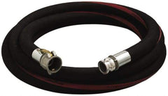 Alliance Hose & Rubber - 3/4" ID x 1.22" OD x 50' OAL, Cam & Groove Petroleum Transfer Hose - 150 Max Working psi, -35 to 200°F, 2" Bend Radius, 3/4" Fitting, Black - USA Tool & Supply