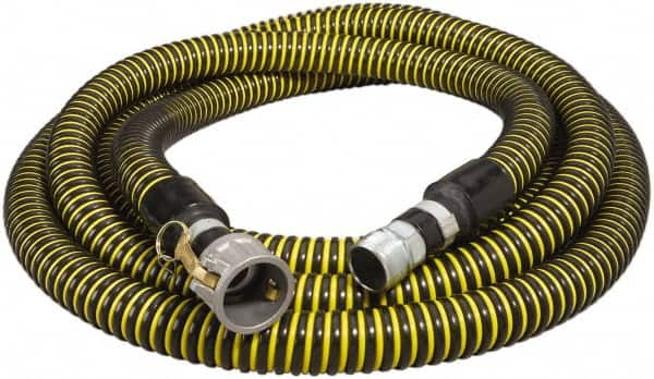 Alliance Hose & Rubber - -40 to 140°F, 1-1/2" Inside x 2.17" Outside Diam, Polyethylene Liquid Suction & Discharge Hose - USA Tool & Supply