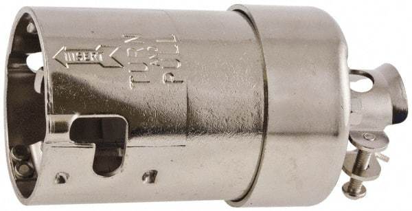 Hubbell Wiring Device-Kellems - 125 VAC, 50 Amp, NonNEMA Configuration, Marine Grade, Self Grounding Plug - 1 Phase, 2 Poles, IP20, 0.44 to 1.14 Inch Cord Diameter - USA Tool & Supply