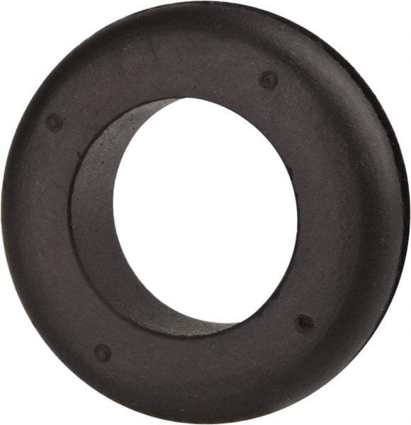 Made in USA - 1-3/4" OD, 1/2" Thick Military Specification Grommet - Buna-N Rubber, 1-3/8" Slot Diam x 1/8" Slot Width - USA Tool & Supply