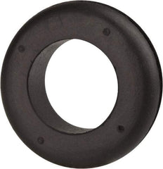 Made in USA - 1-3/4" OD, 1/2" Thick Military Specification Grommet - Buna-N Rubber, 1-3/8" Slot Diam x 1/8" Slot Width - USA Tool & Supply