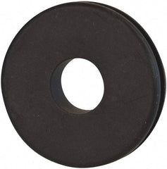 Made in USA - 1-1/2" OD, 5/16" Thick Military Specification Grommet - Buna-N Rubber, 1-1/4" Slot Diam x 1/8" Slot Width - USA Tool & Supply