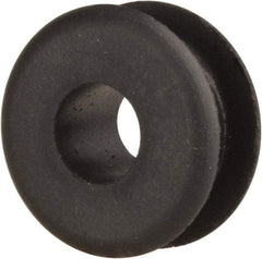 Made in USA - 5/8" OD, 5/16" Thick Military Specification Grommet - Buna-N Rubber, 7/16" Slot Diam x 3/16" Slot Width - USA Tool & Supply