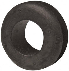 Made in USA - 1-5/16" OD, 11/16" Thick Military Specification Grommet - Buna-N Rubber, 1" Slot Diam x 1/4" Slot Width - USA Tool & Supply