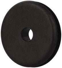 Made in USA - 7/8" OD, 3/16" Thick Military Specification Grommet - Buna-N Rubber, 5/8" Slot Diam x 1/16" Slot Width - USA Tool & Supply
