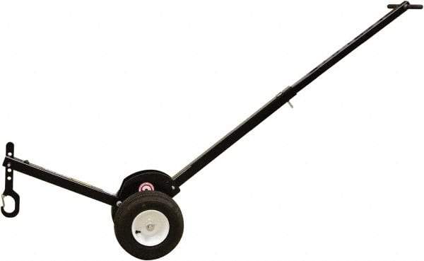 Mag-Mate - 400 Lb Load Capacity, Lift Magnet Dolly - 12" High x 41" Long x 13" Wide - USA Tool & Supply