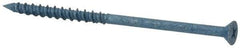 Elco - 3/16" Diam, 3-3/4" OAL, Phillips Drive, Concrete Screw & Masonry Fastener - Steel, Blue StalGard Finish, Includes #2 Drill Bit - USA Tool & Supply
