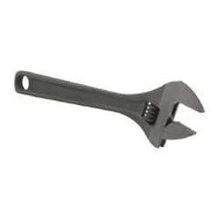 Paramount - 1-5/16" Jaw Capacity, 10" Standard Adjustable Wrench - Chrome Vanadium Steel, Black Finish - USA Tool & Supply