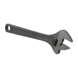 Paramount - 1-1/2" Jaw Capacity, 12" Standard Adjustable Wrench - Chrome Vanadium Steel, Black Finish - USA Tool & Supply