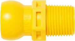 Loc-Line - 1/2" Hose ID, Male to Female Coolant Hose Connector - 3/8" NPT, For Loc-Line Modular Hose Systems - USA Tool & Supply