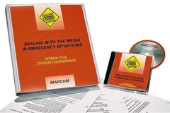 Marcom - Dealing with the Media in Emergency Situations, Multimedia Training Kit - 45 min Run Time CD-ROM, English & Spanish - USA Tool & Supply