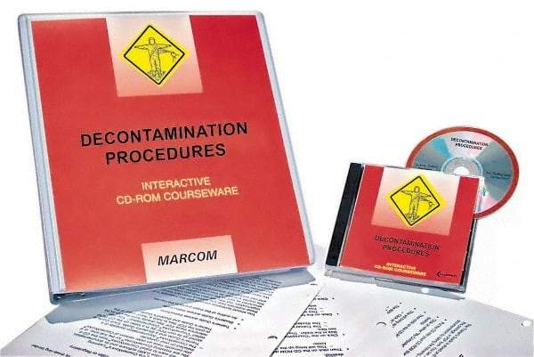 Marcom - Decontamination Procedures, Multimedia Training Kit - 45 min Run Time CD-ROM, English & Spanish - USA Tool & Supply