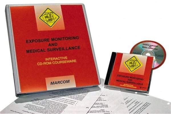 Marcom - Exposure Monitoring & Medical Surveillance, Multimedia Training Kit - 45 min Run Time CD-ROM, English & Spanish - USA Tool & Supply