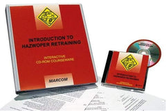 Marcom - Introduction to HAZWOPER Retraining, Multimedia Training Kit - 45 min Run Time CD-ROM, English & Spanish - USA Tool & Supply